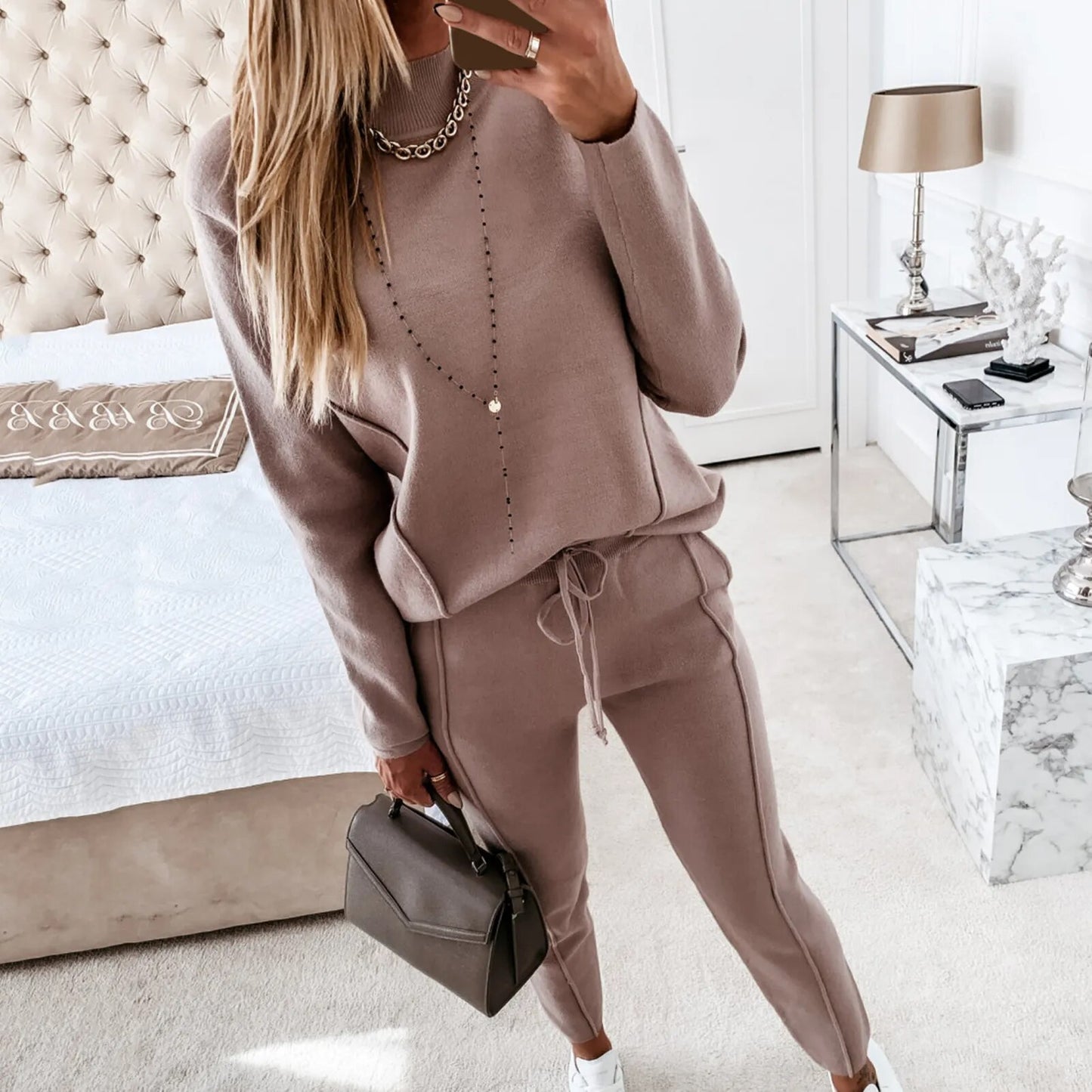 Autumn Winter Women Tracksuit Two Piece Set Women Hoodie Sweatshirt+Pants 2PCs Sports Jogging Suit Female Casual Outfits Set