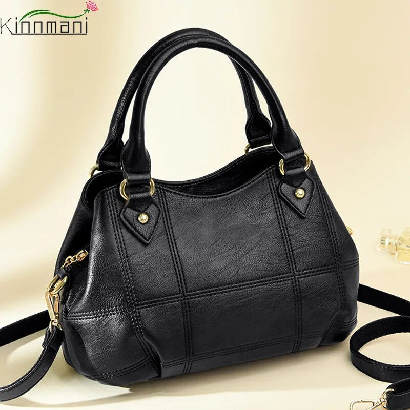 Fashion Womens Leather Handbags Luxury Women Bag Designer High Quality Shoulder Messenger Bag Famous Brand Women's Messenger Bag