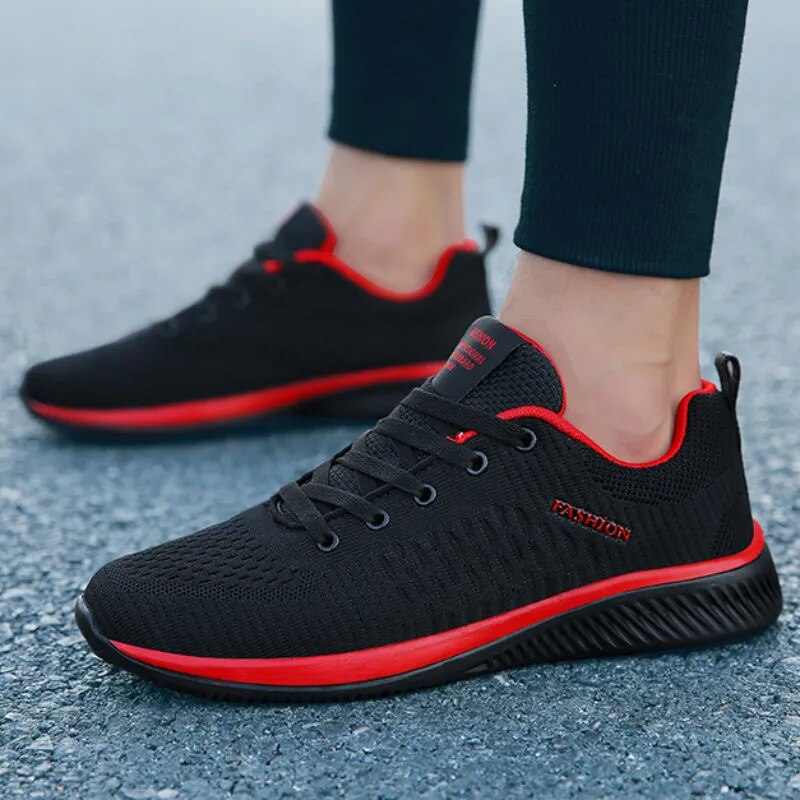 Hot Sale Summer Men's Casual Shoes Mesh Breathable Light Men Sneakers Comfortable Soft Flat shoes Outdoor Mens Shoes Size 35-48