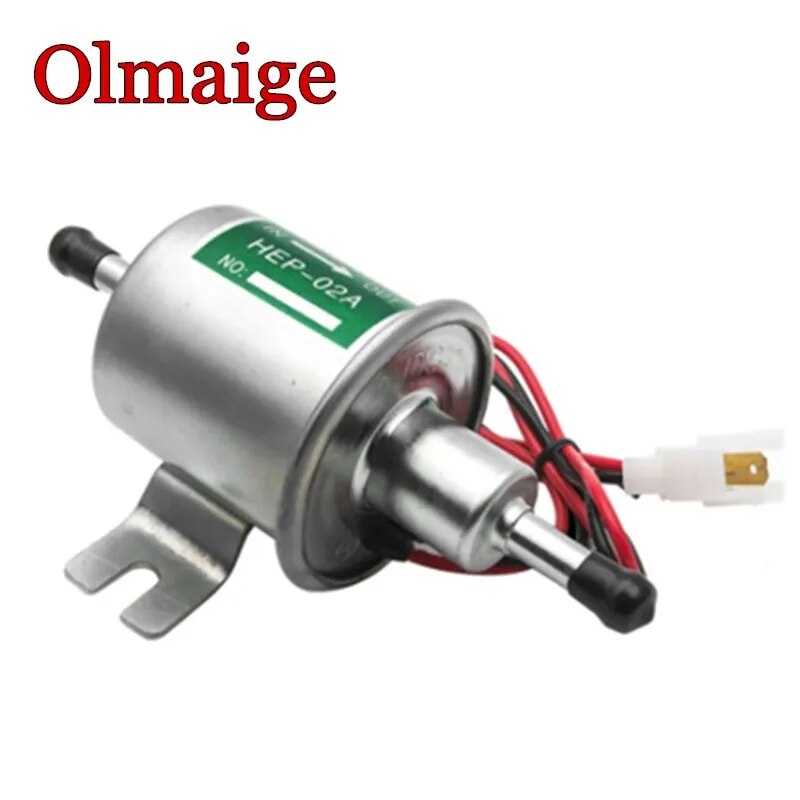 High Quality Diesel Petrol Gasoline Low Pressure 12v electric fuel pump HEP-02A 8mm Pipes Car Boat carburetor motorcycle ATV