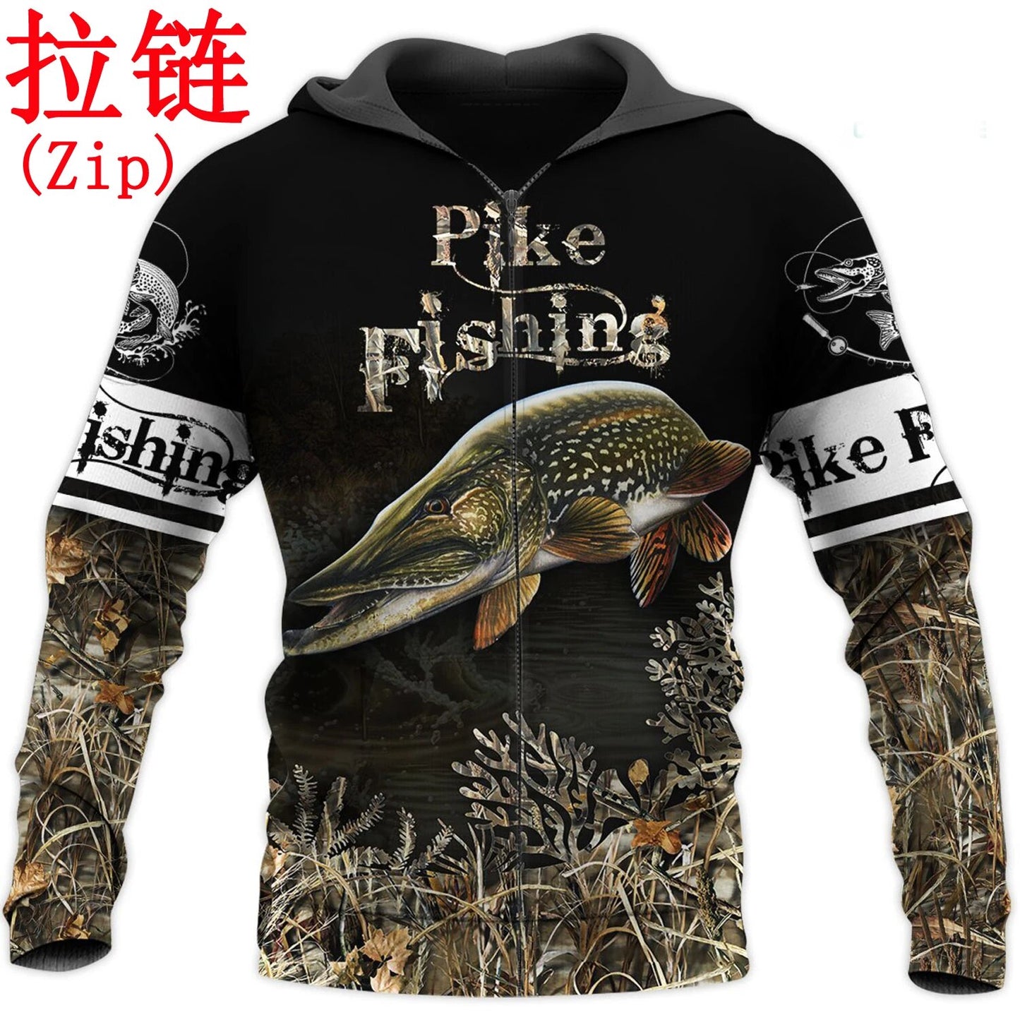 Fishing Beautiful pattern 3D All Over Printed Mens Hoodie Harajuku Fashion Sweatshirt Unisex Casual jacket Pullover KJ042