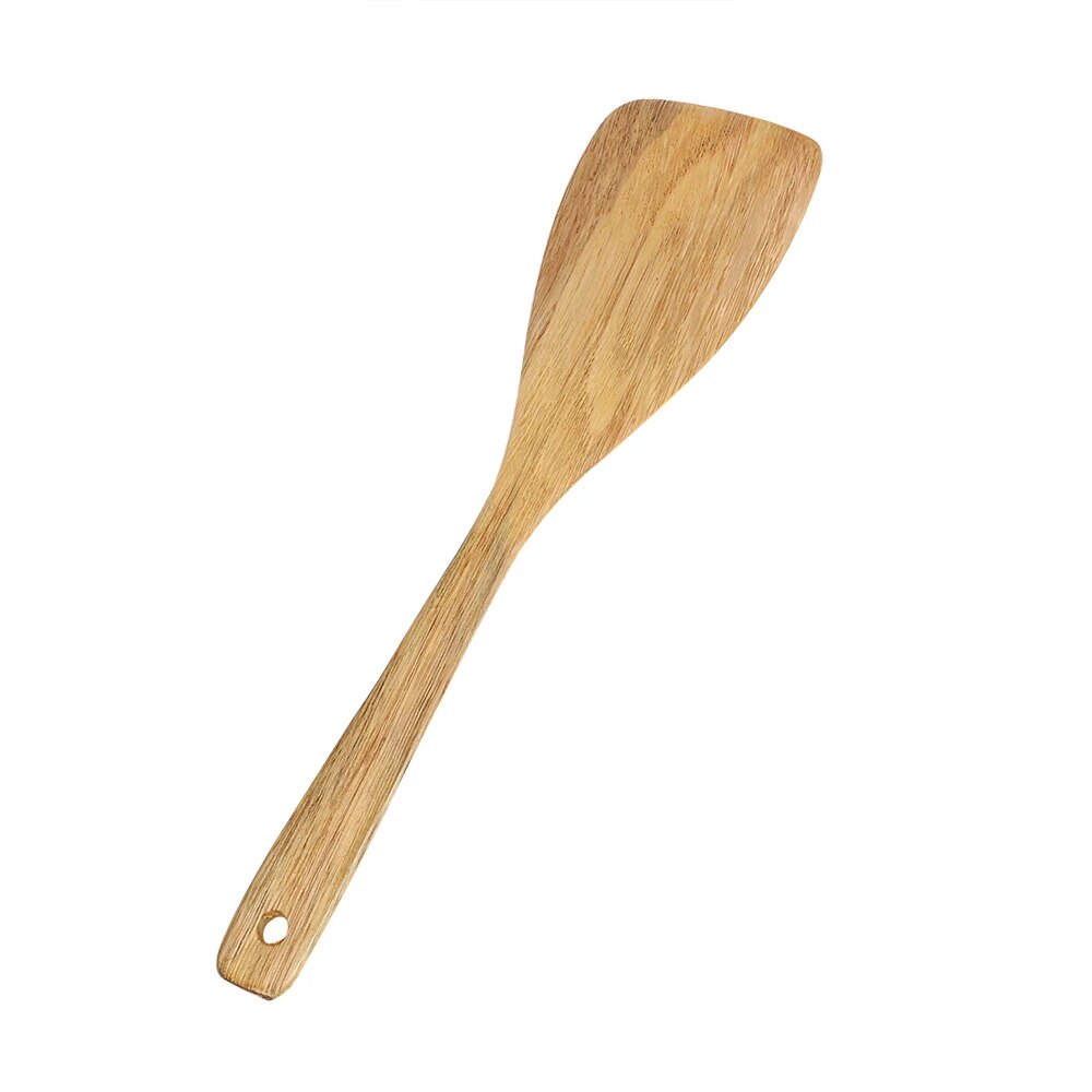 HOOMIN Wooden Turner Wood Shovel for Non-stick Pan Rice Spoon Kitchen Cooking Tool Wooden Spatula Cookware Kitchen Accessories