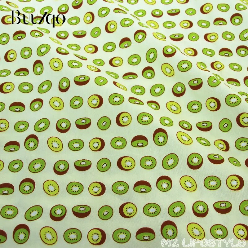 Buulqo  fruit paradise cartoon pattern 100% twill cotton fabric bedding children's clothing accessories