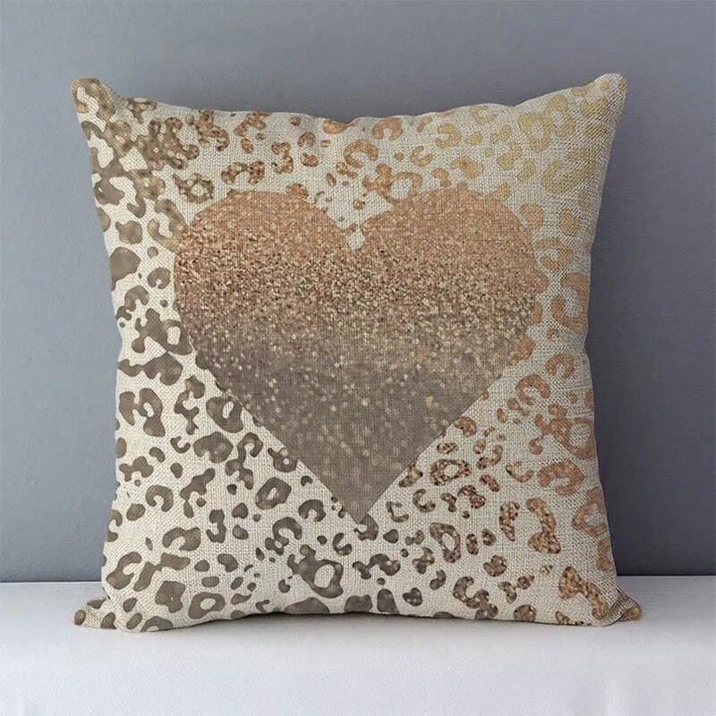 Cozy couch cushion 45x45cm home decorative pillows for sofa/bedding Modern golden patterns printed pillowcase without core KL6