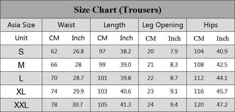 Joggers Sweatpants Men Casual Striped Pants Fashion Loose Track Pants Men Sweat Pants Sports Japanese Streetwear White Black