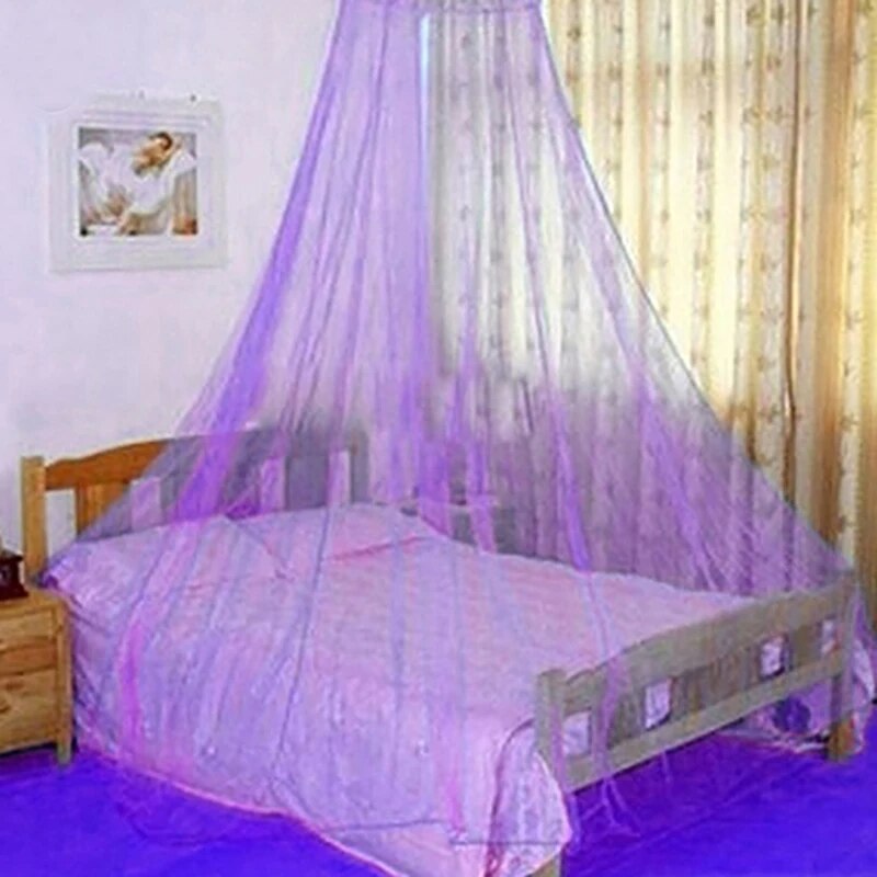 Elegant Lace Insect Bed Canopy Netting Curtain Round Dome Mosquito Net Bedding