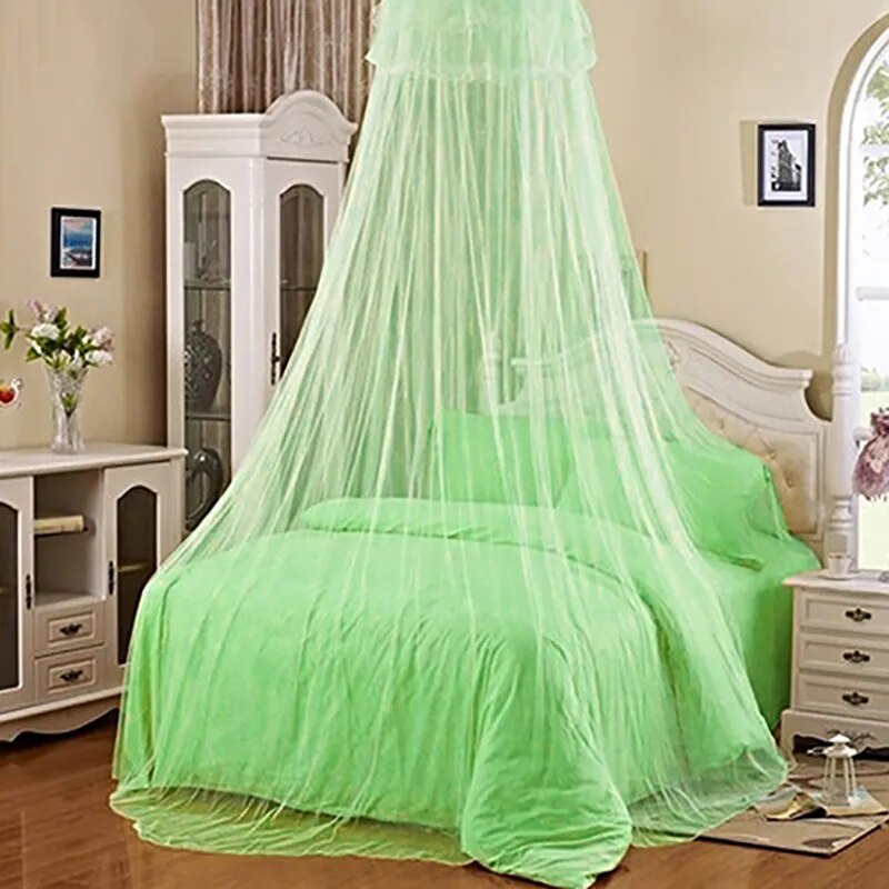 Elegant Lace Insect Bed Canopy Netting Curtain Round Dome Mosquito Net Bedding