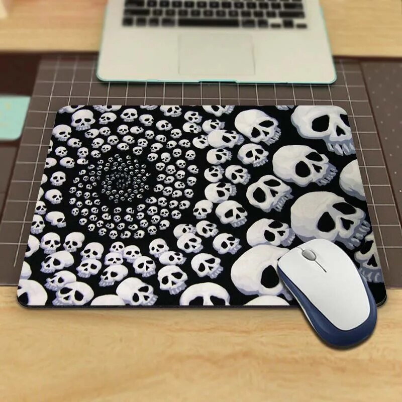 MaiYaCa Custom High Speed Skulls Vintage Stylish Mouse Pad aming Rectangle Mousepad 220mmX180mm and 250mmx290mm