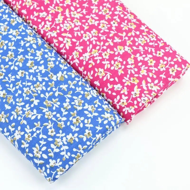 Delicate 1 Meter X 160CM Little Flower 100% cotton Fabric Quilting Clothes Home Textile Bedding Sewing Doll Cloth DIY A93