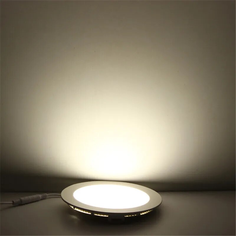 LED Downlight Recessed Kitchen Bathroom Lamp 85-265V 25W Round/Square LED Ceiling Panel light Warm/Natural/Cool White Free ship