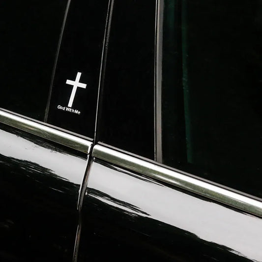 4x Car Sticker Decal Cross Reflective Vinyl 2 Colors Tuning Phone iPad Tablet Auto Motorcycle Car Styling Accessories