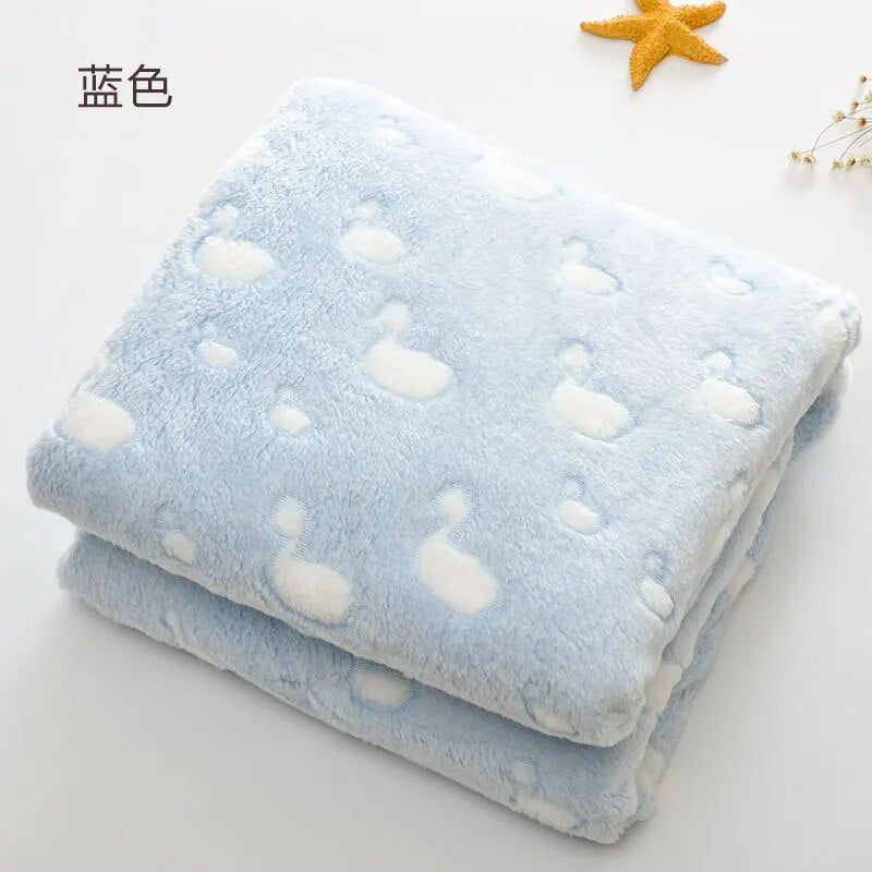 3D Grain Fluffy soft Coral Fleece Swan animal Star Furry Thermal Baby Blanket Newborn Swaddle baby deken toddler Bedding Quilt