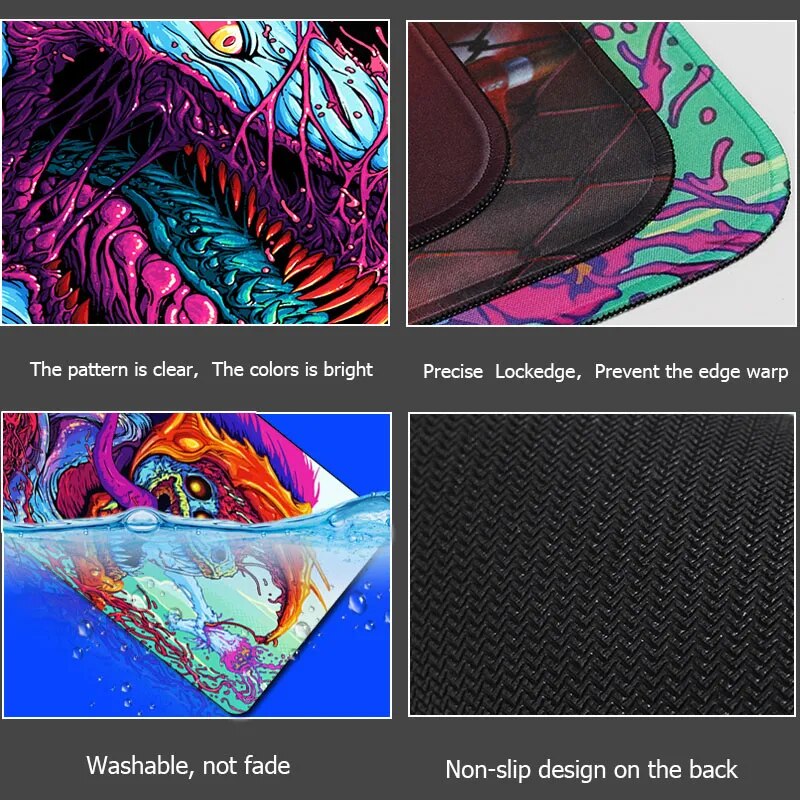 Game 900x400mm Hyper Beast XL Large Locking Edge Gaming Mouse Pad CS GO Keyboard Rubber Mousepad Wrist Rest Table Computer Mat