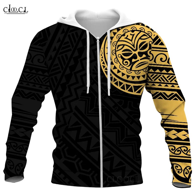 CLOOCL Newest Popular Olynesian Style 3D Print Mens Hoodie Harajuku Fashion Sweatshirt Unisex Casual Pullover Drop Shipping