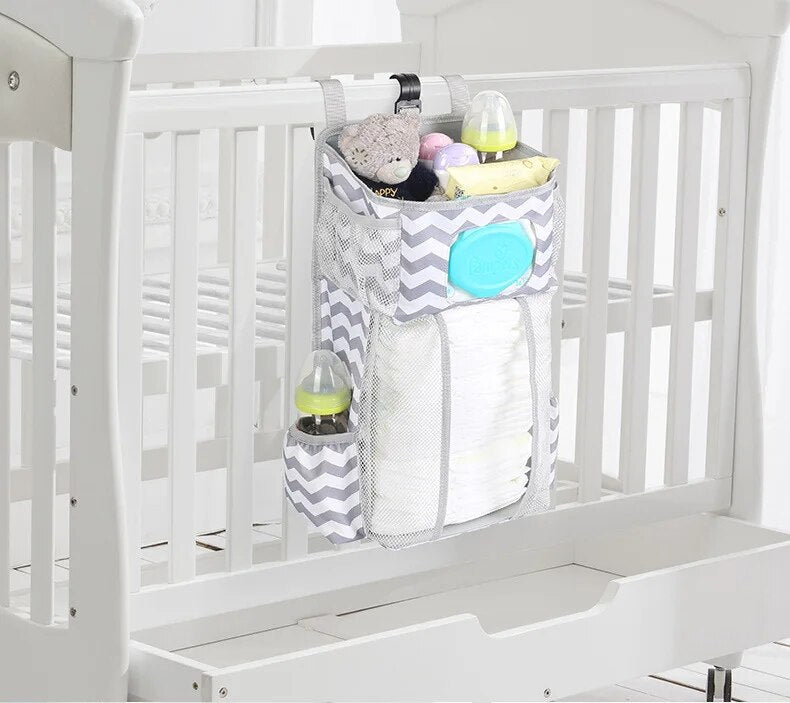 baby nursery hanging diaper organizer baby bed baby bed hanging storage bag accessories newborn crib bedding set cot organizer