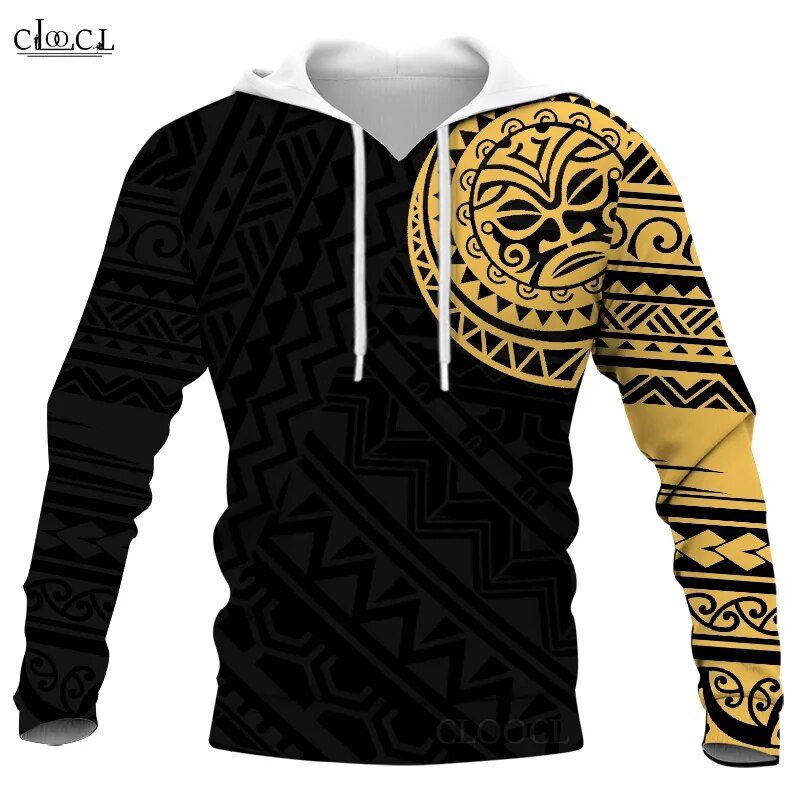 CLOOCL Newest Popular Olynesian Style 3D Print Mens Hoodie Harajuku Fashion Sweatshirt Unisex Casual Pullover Drop Shipping