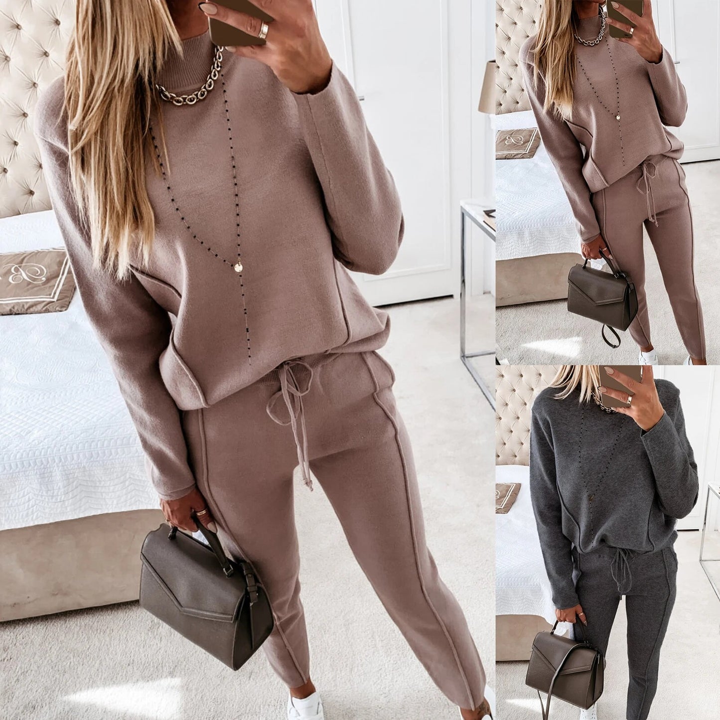 Autumn Winter Women Tracksuit Two Piece Set Women Hoodie Sweatshirt+Pants 2PCs Sports Jogging Suit Female Casual Outfits Set