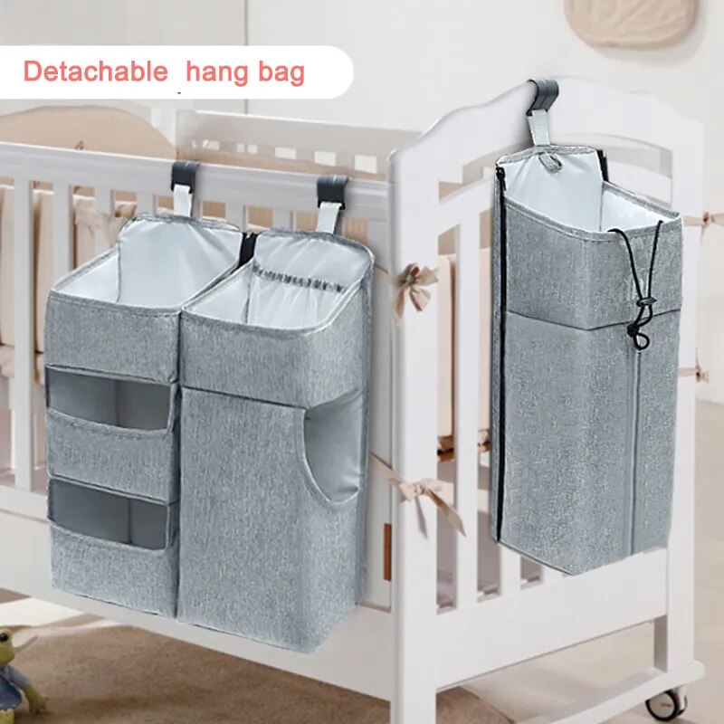 baby nursery hanging diaper organizer baby bed baby bed hanging storage bag accessories newborn crib bedding set cot organizer