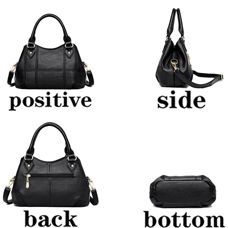 Fashion Womens Leather Handbags Luxury Women Bag Designer High Quality Shoulder Messenger Bag Famous Brand Women's Messenger Bag