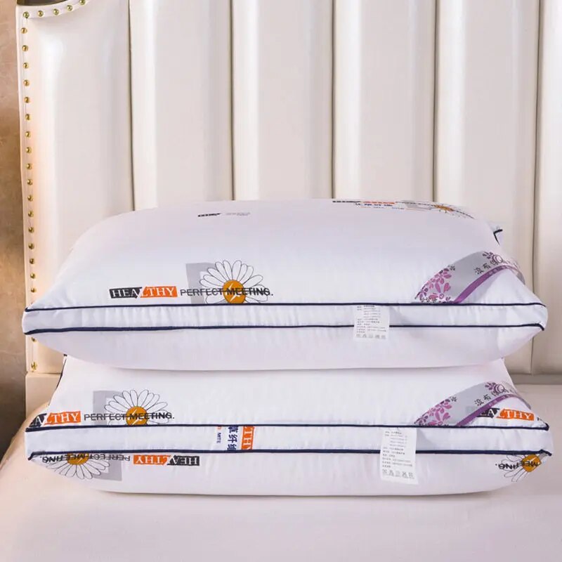 Hotel Pillow Core for Adult Students Five-star Hotel Pillows for Bedroom Bedding Sleep Pillows High Quality Free Shipping