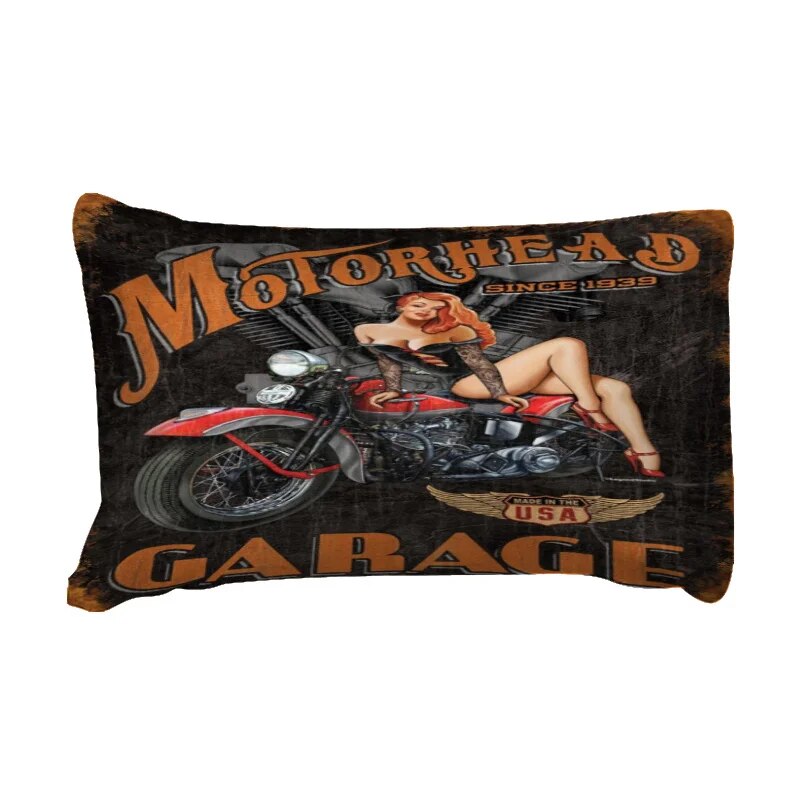 3D Motorcycle Bedding Set Twin Full Queen King Size Black Duvet Cover Set Sexy Girl Double Single Bedclothes For Adult Teen Home