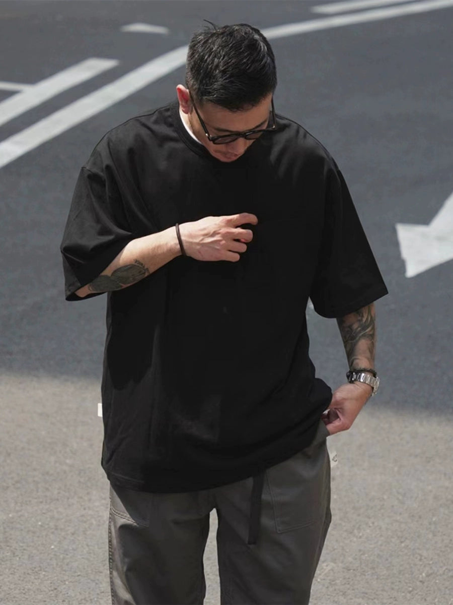 Basic Style G Pocket Faith Short Sleeve T-shirt