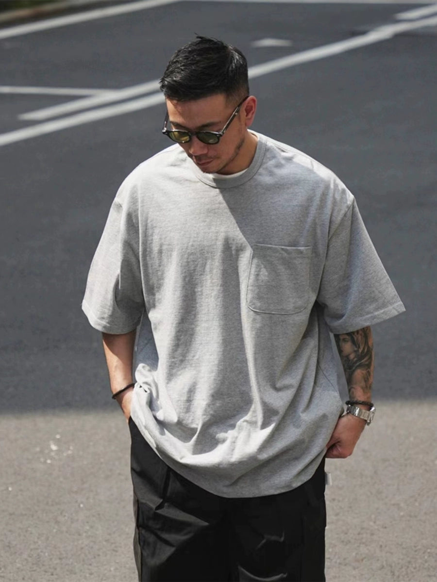 Basic Style G Pocket Faith Short Sleeve T-shirt