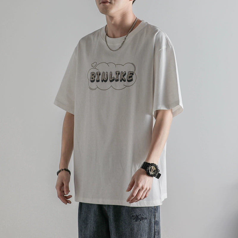 Base Shirt Vintage Printed Half Sleeve Men's T-shirt