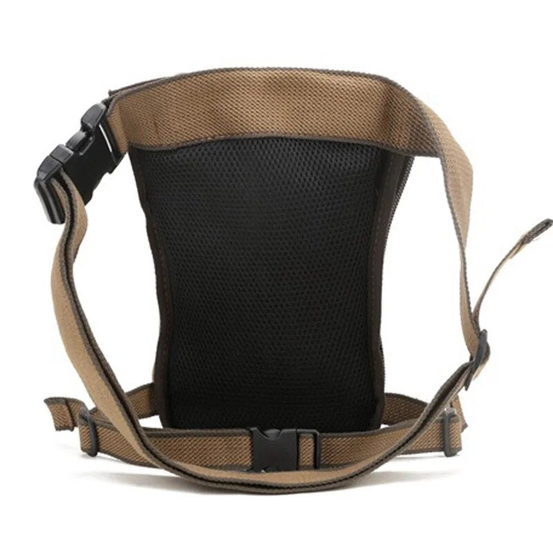 Canvas/Nylon Men Waist Pack Leg Drop Bags Motorcycle Crossbody Messenger Shoulder Belt Bum Male Hip Purse Pouch Thigh Fanny Bags