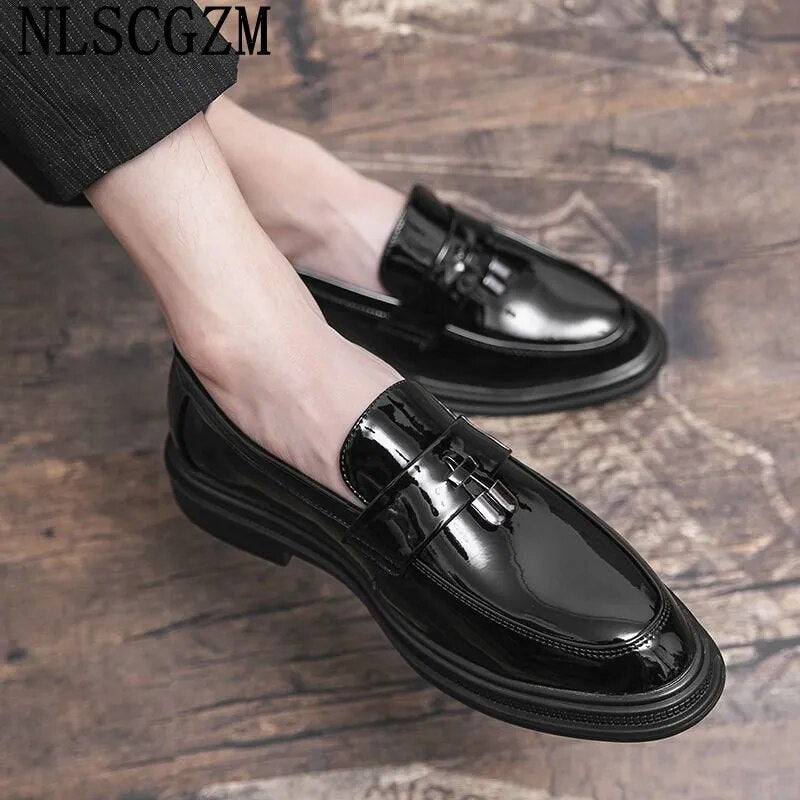 Coiffeur Loafers Mens Shoes Casual Italian Brand White Shoes Men Leather Fashion Designer Shoes Men High Quality Zapatos Hombre