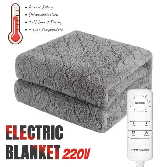 Long Plush Thicker Electric Blanket Heater Warmer 220V 150*70/180*80/150*120CM Heated Blanket Thermostat ElectricHeating Blanket