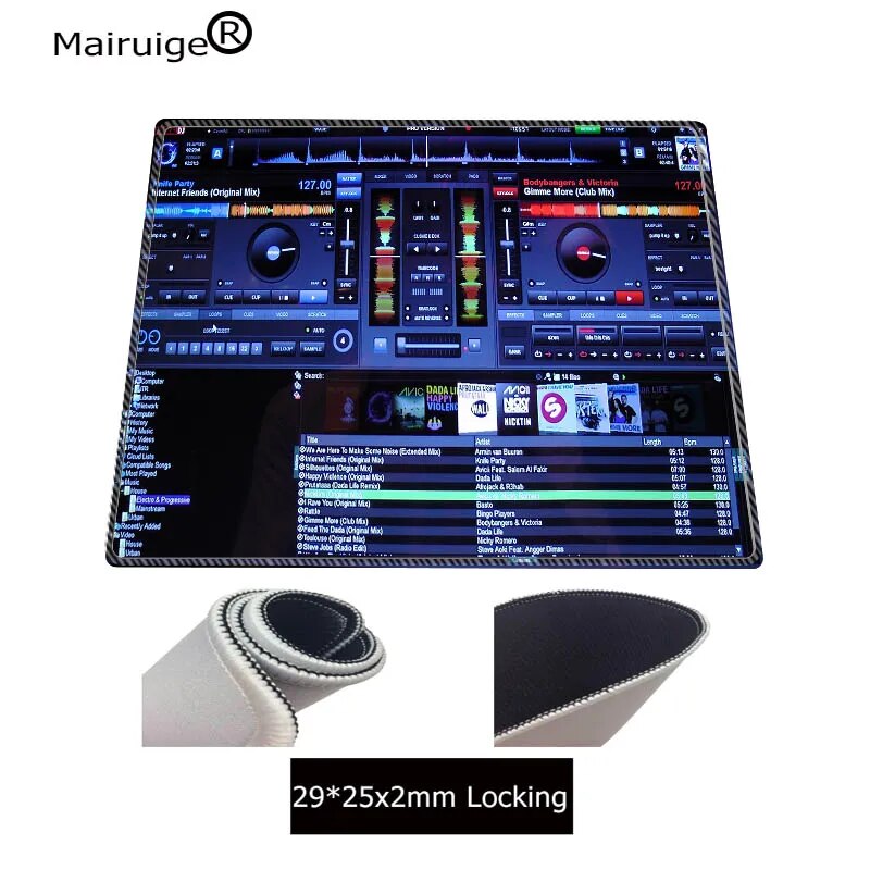 Dj pad Music theory Mousepad Hand Drive Speed Gaming Mouse Pad Laptop Mouse Mat Computer Mat For Desk Mat Pc Piano Keyboard Mat