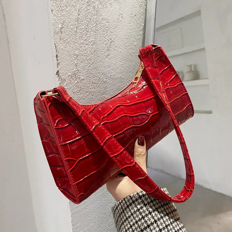 Fashion Exquisite Shopping Bag Retro Casual Women Totes Shoulder Bags Female Leather Solid Color Chain Handbag for Women 2023