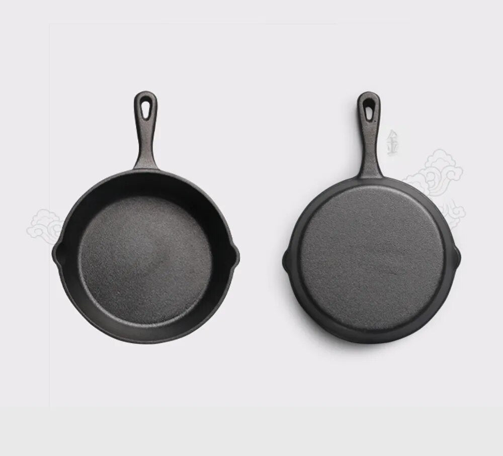 Cast Iron Pan Skillet Frying Pan Cast Iron Pot Best Heavy Duty Professional Seasoned Pan Cookware For Frying Saute Cooking