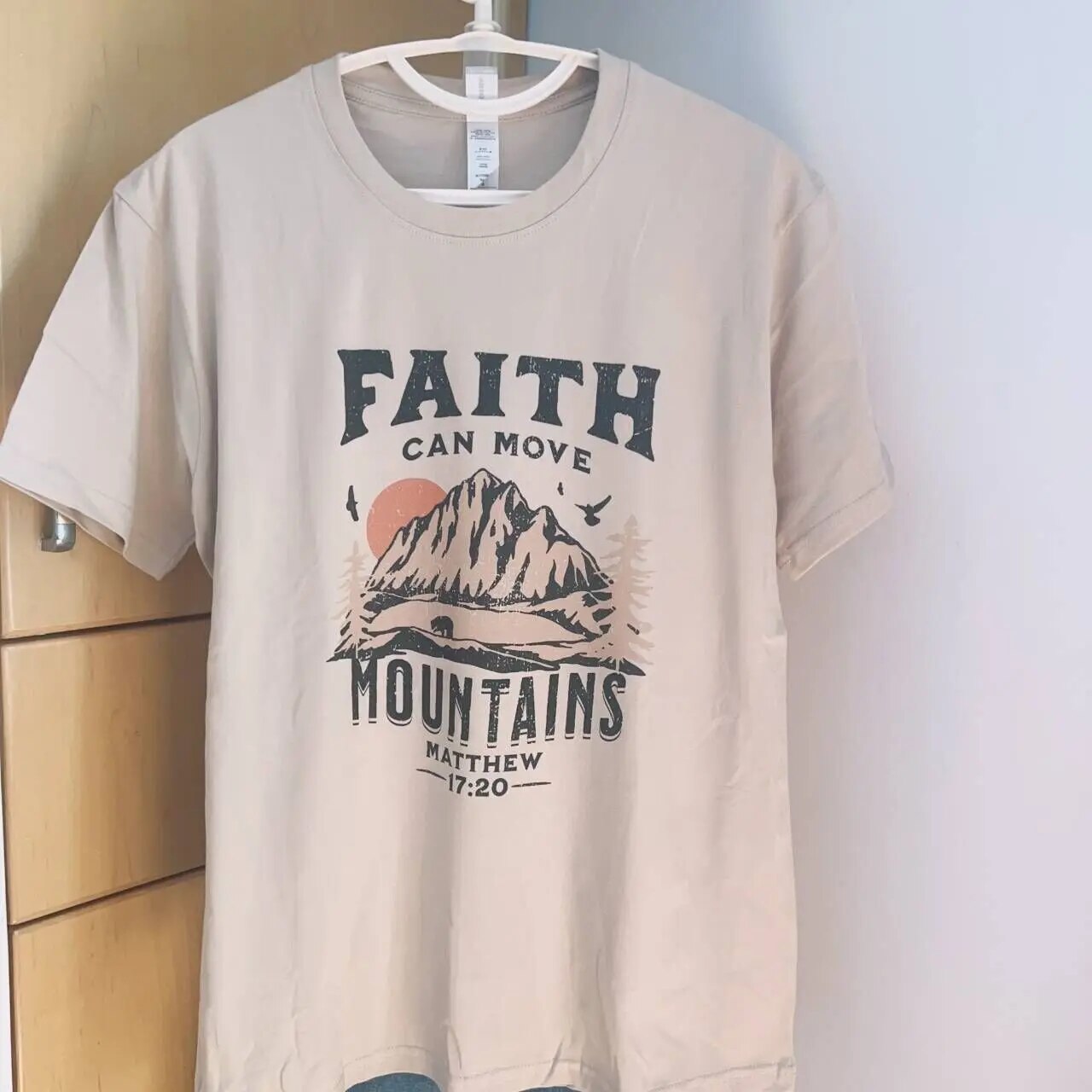 Faith Mountain Cotton Material Retro  Cute T Shirts O-neck Casual Summer Woman Tshirts 2022 Fashion Streetwear Kawaii Clothes