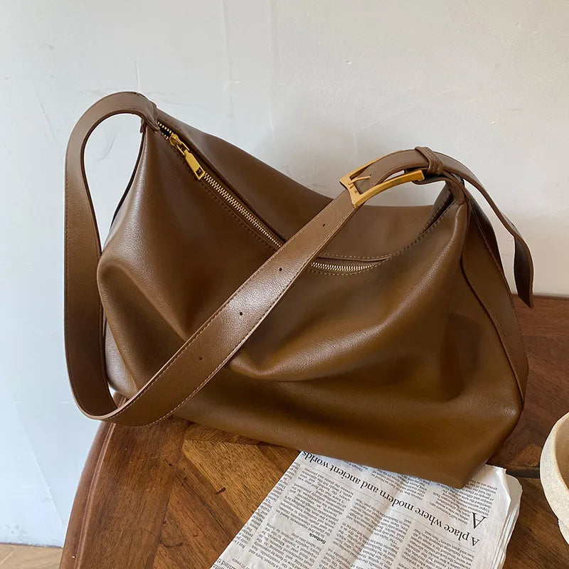 Casual Women Shoulder Bags PU Leather Shopper Bag Female Large Capacity Messenger Bags Soft Crossbody Handbags Bolsos Feminina