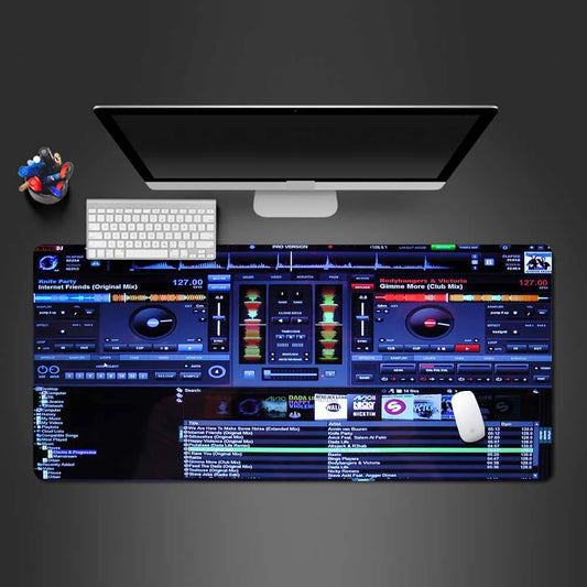 Dj pad Music theory Mousepad Hand Drive Speed Gaming Mouse Pad Laptop Mouse Mat Computer Mat For Desk Mat Pc Piano Keyboard Mat