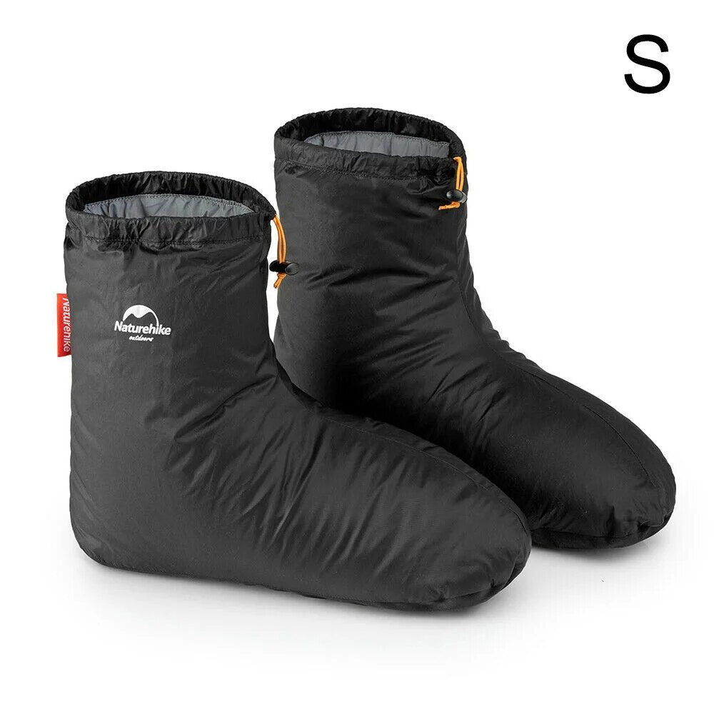 90% White Goose Down Climbing Shoe Covers Camping Indoor Outdoor Unisex Winter Warm Feet Cover Waterproof Windproof Keep Warm