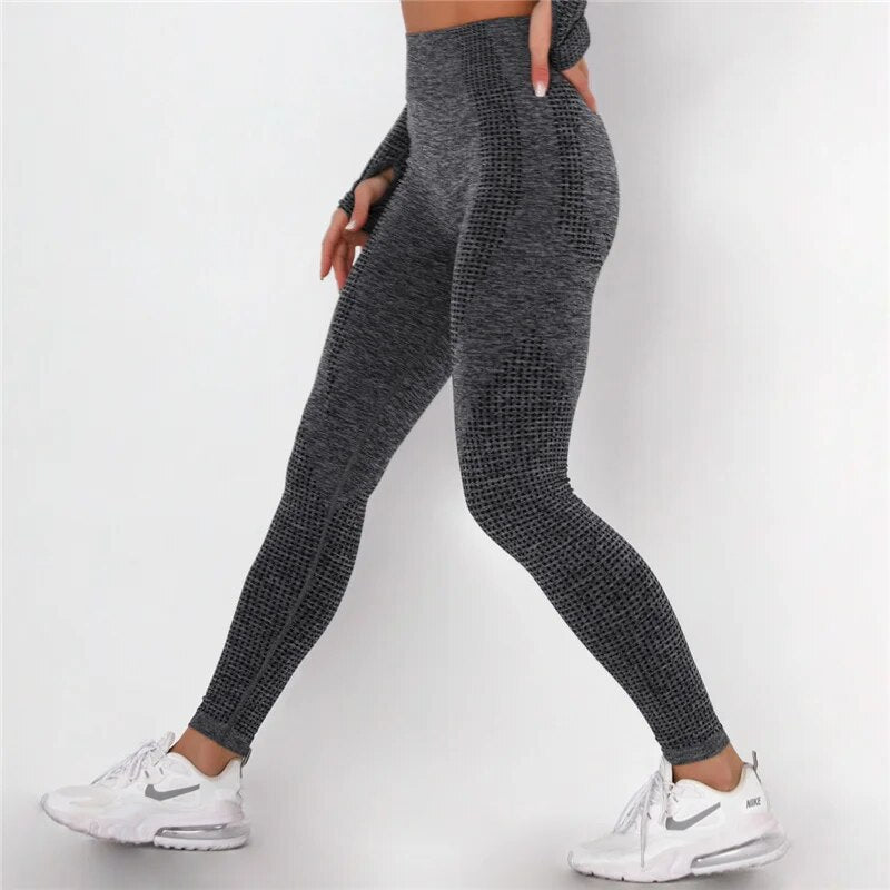 14 Colors High Waist Seamless Leggings For Women Solid Push Up Leggins Athletic Sweat Pants Sportswear Fitness Leggings