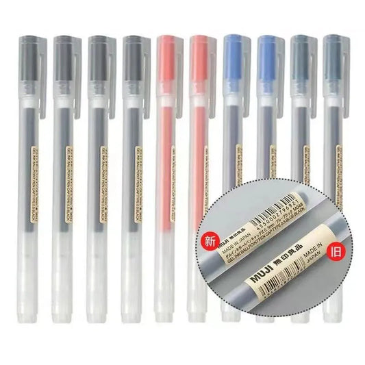 3Pcs/Set Simple MUJIs Gel Pens 0.38/0.5mm Student Exam Office Signature Writing Pens Japan Ink Ballpoint Pen Japanese Stationery