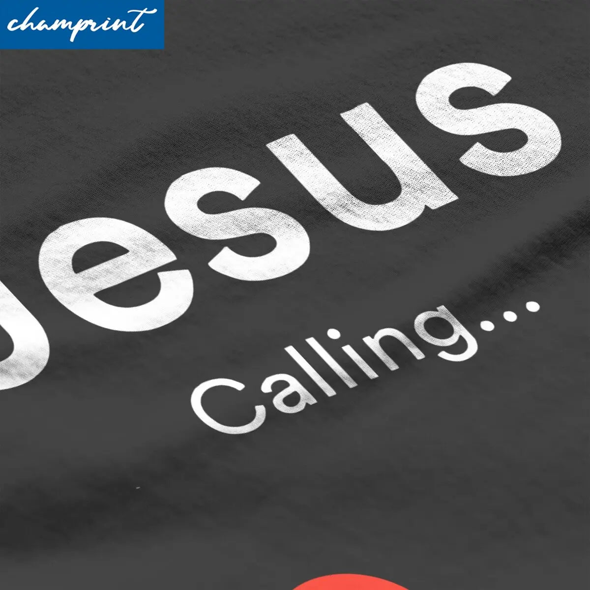 Jesus Calling Christian Faith  Men's T Shirt Christ Religion Novelty Tee Shirt Crewneck T-Shirts 100% Cotton Plus Size Clothes