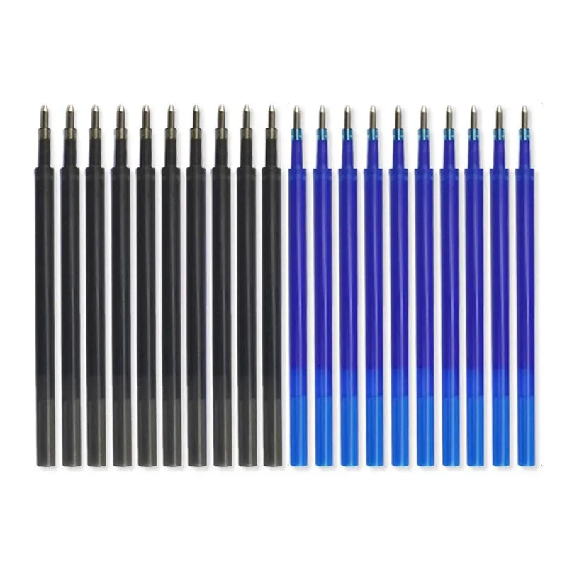 Large Capacity Ink Erasable Gel Pen with Refill Set Automatic Office School Writing Stationery Black/Blue/Red Magic Erasable Pen