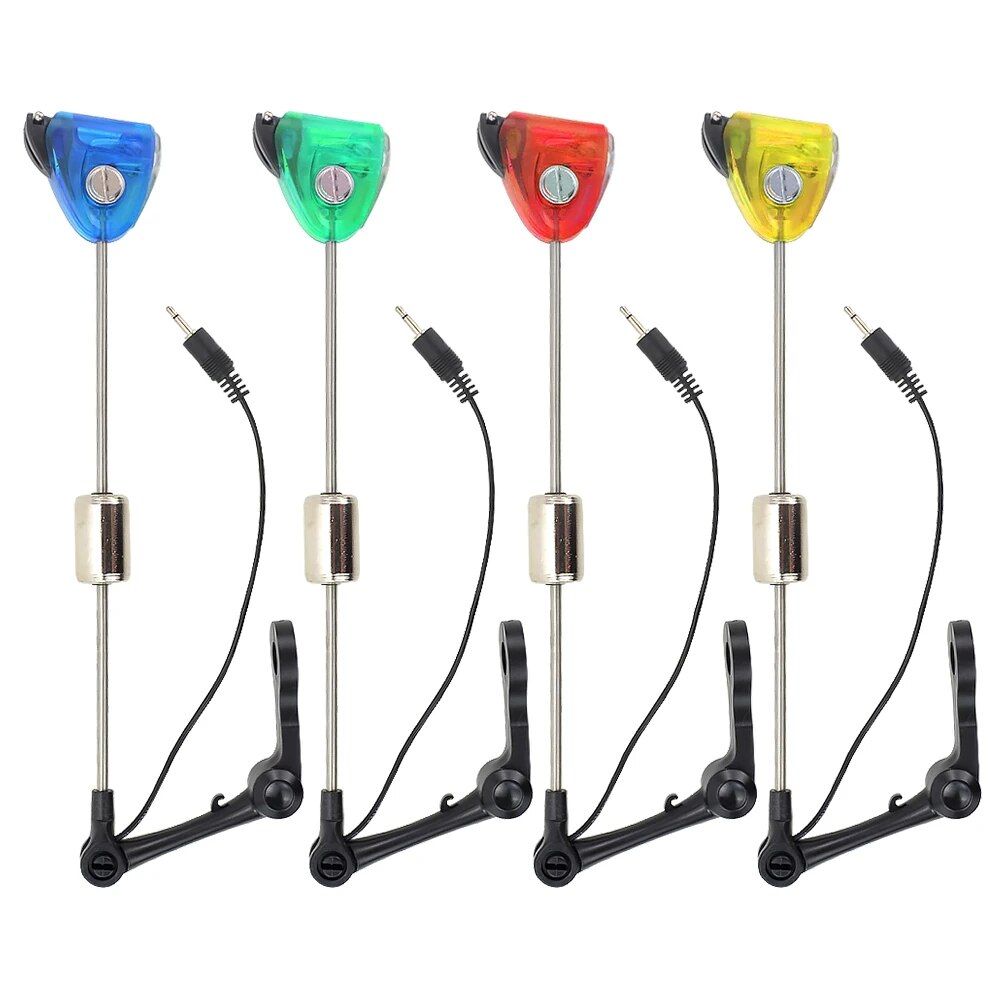 2 x LED Fishing Swingers illuminated Drop Off Indicator for Carp Fishing