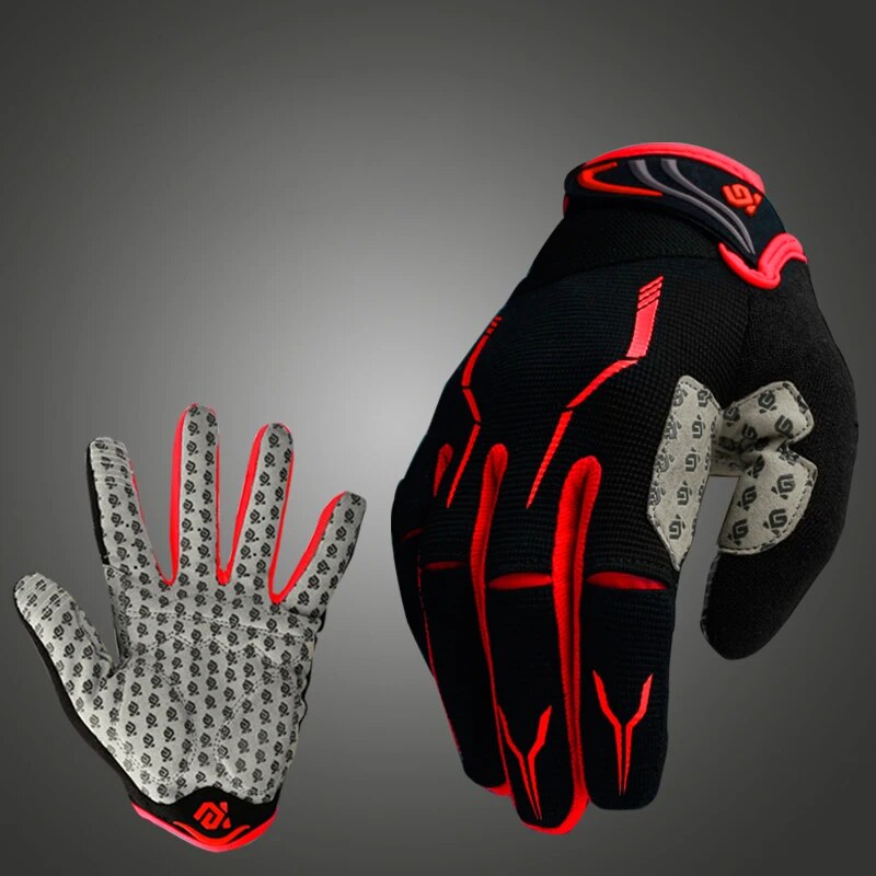 Coolchange Bike Glove Full Finger Cycling Gloves Men Women Shockproof Road Mountain Bicycle MTB Riding Biking Motorcycle Gloves