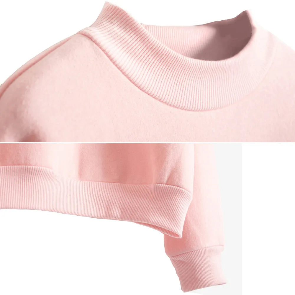 13 Colors Women Hoodie Casual Turtleneck Sweatshirts Pullover Jacket Outwear Tops Loose Fleece Thick Knitted Sweatshirt S-XXL