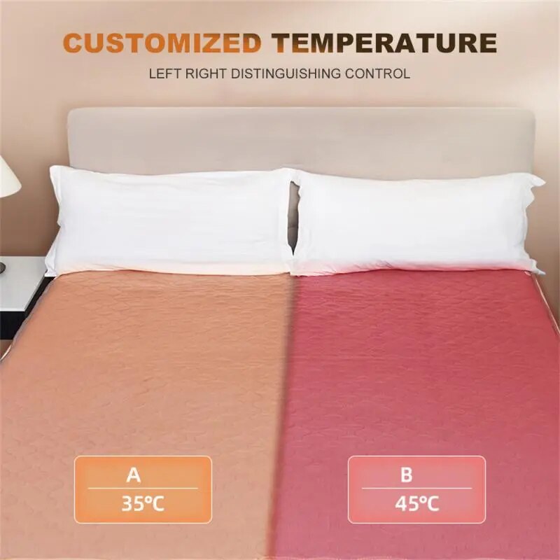 Long Plush Thicker Electric Blanket Heater Warmer 220V 150*70/180*80/150*120CM Heated Blanket Thermostat ElectricHeating Blanket