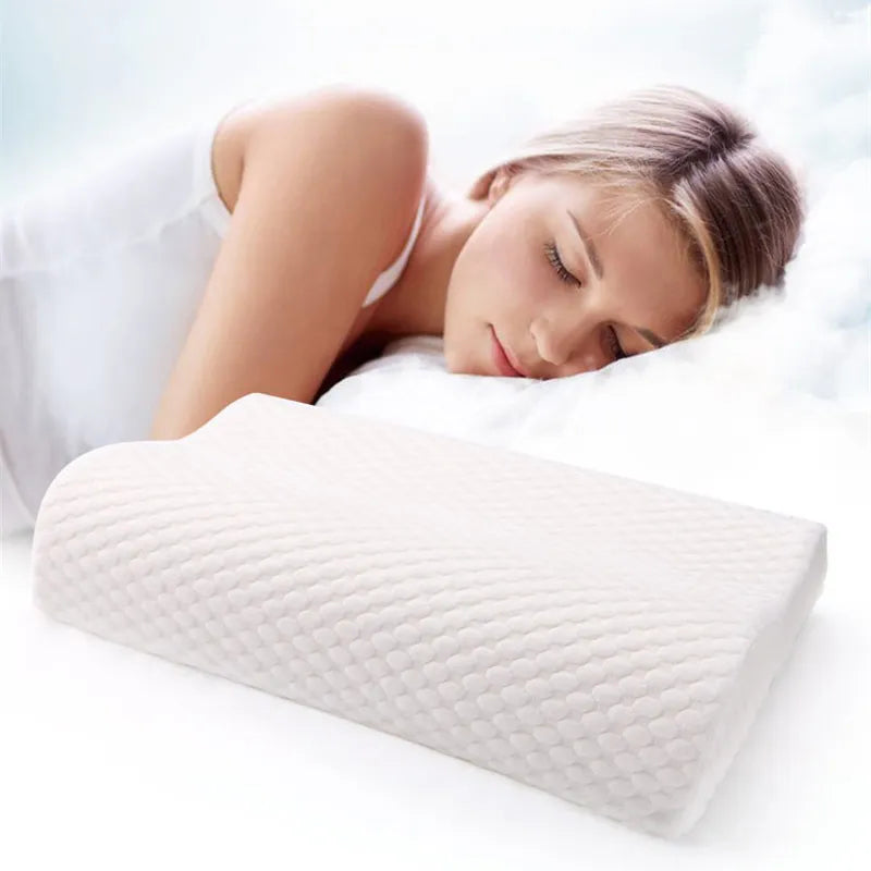 Memory Foam Neck Pillow Orthopedic Cervical Coccyx Massager Pillows For Sleeping Slow Rebound Health Care Pain Release Bedding