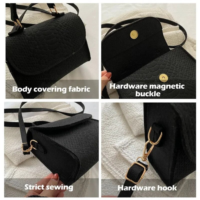 Ladies Bags Trend Handbags Retro Designer Luxury Square Crossbody Bags Female Totes Shoulder Handbags for Women 2023 New