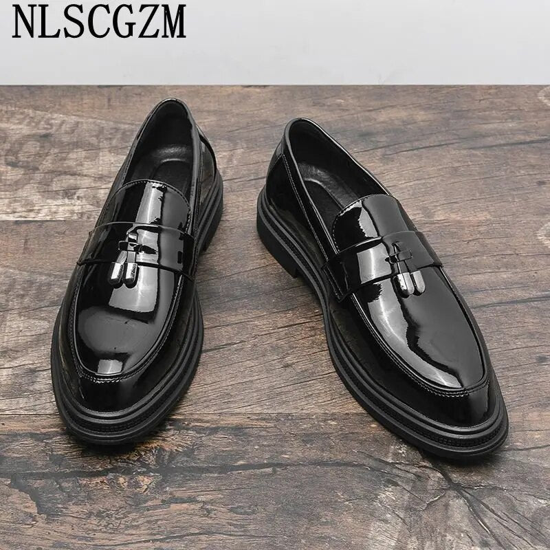 Coiffeur Loafers Mens Shoes Casual Italian Brand White Shoes Men Leather Fashion Designer Shoes Men High Quality Zapatos Hombre