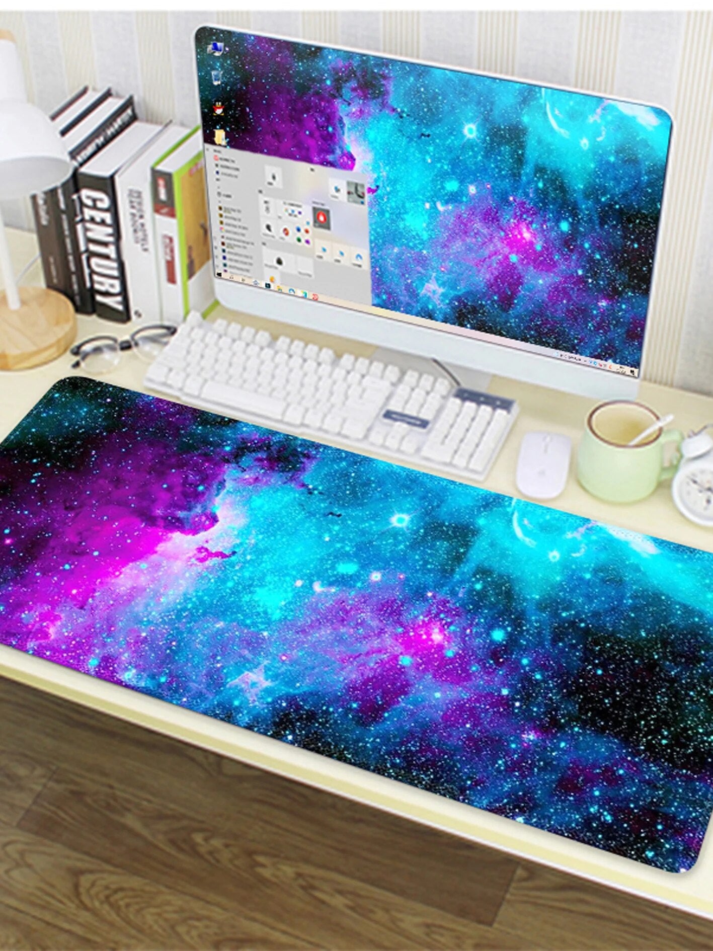 Japanese Wave Gaming Mouse Pad Large XL Desk Mat Long Extended Pads Big Mousepad for Home Office Decor Accessories